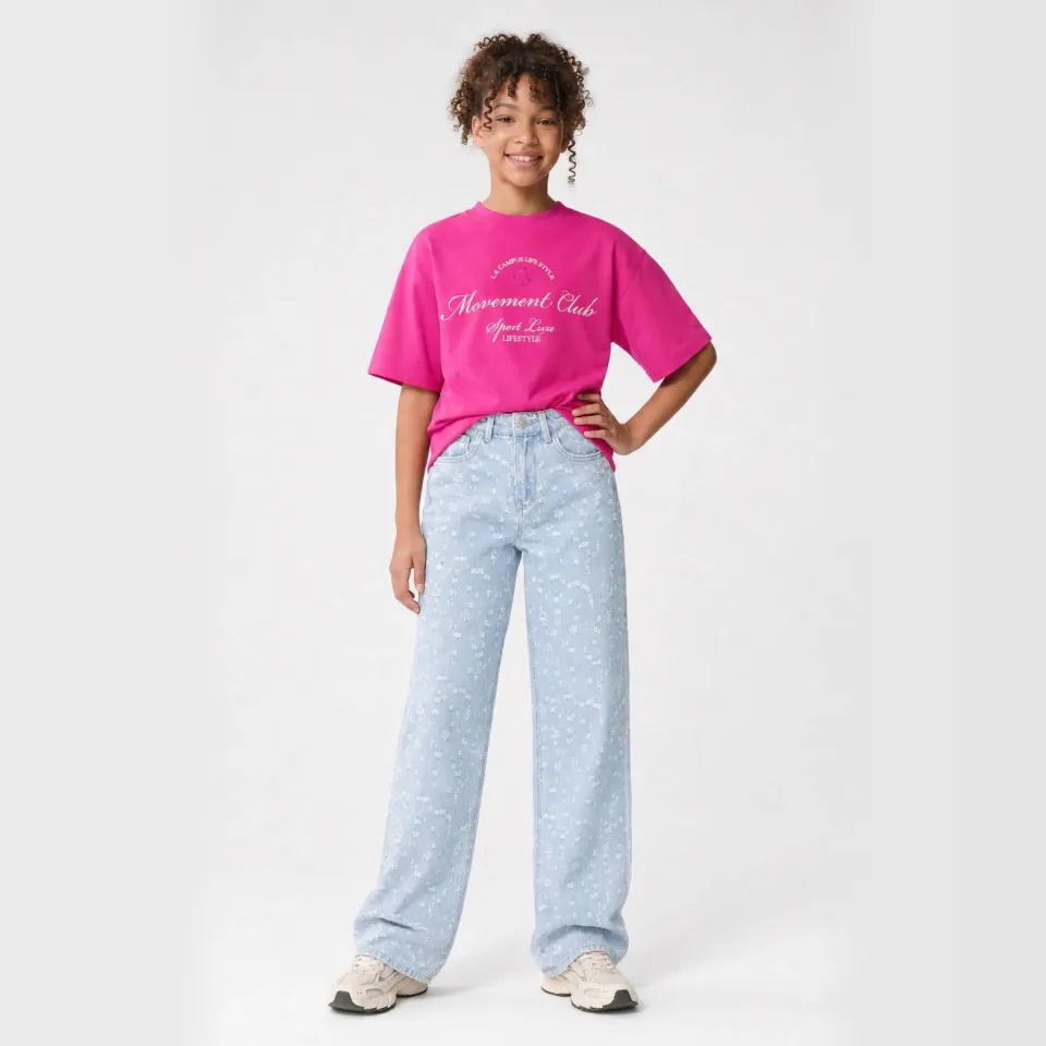 Cars Nawal regular waist regular fit jeans light blue denim Bleached Used