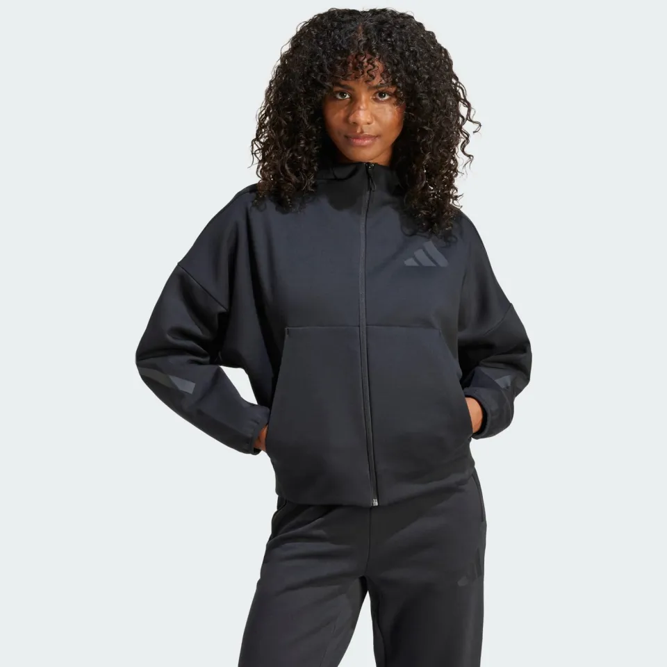 Adidas Capuchon sweaters adidas W Z.N.E. Fz Black
