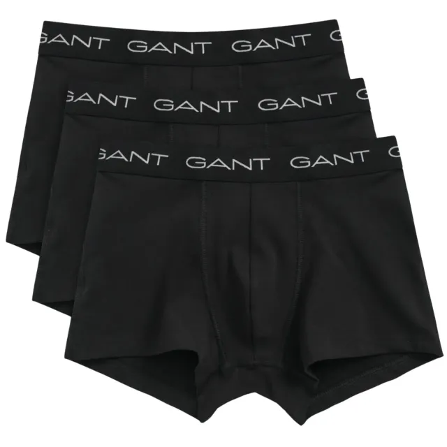Gant Trunk boxershorts 3-pack zwart