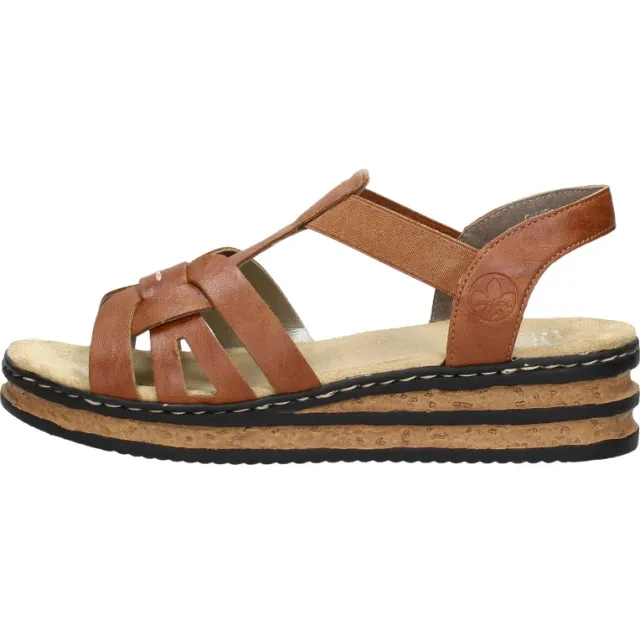 Rieker comfortabele sandalen cognac, foto 2