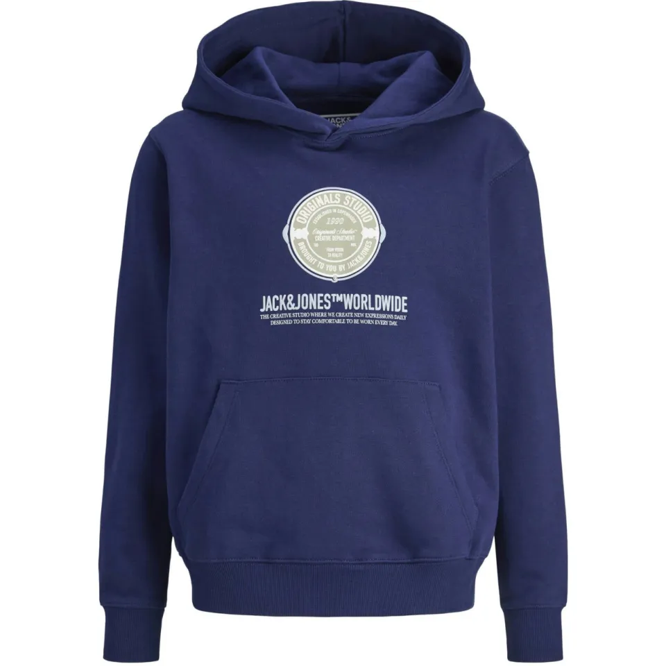 Jack & Jones JUNIOR hoodie donkerblauw, foto 2