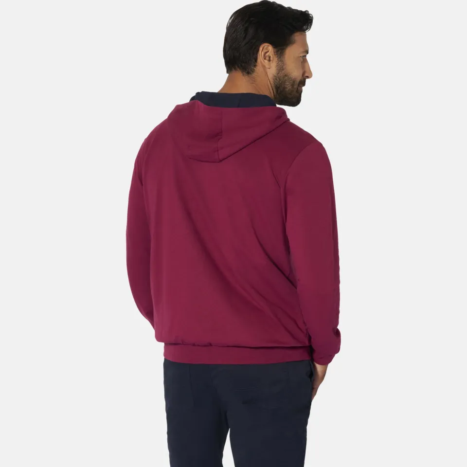 Jan Vanderstorm hoodie Plus Size KORBENKT donkerrood, foto 3