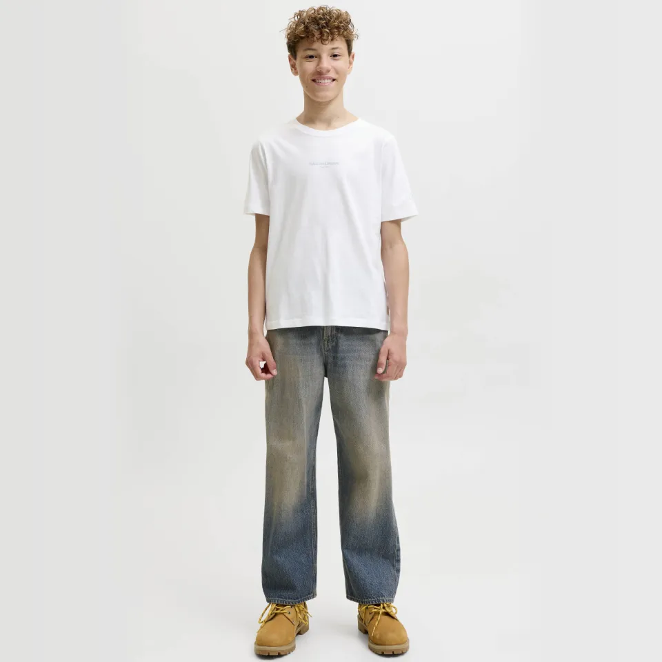 Jack & Jones t-shirt met backprint wit