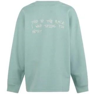 Shoeby sweater met backprint - licht turquoise, foto 3