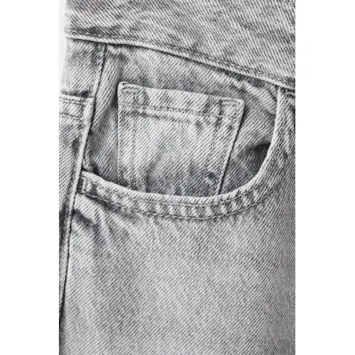 Mango TEEN wide leg jeans - grijs denim, foto 3
