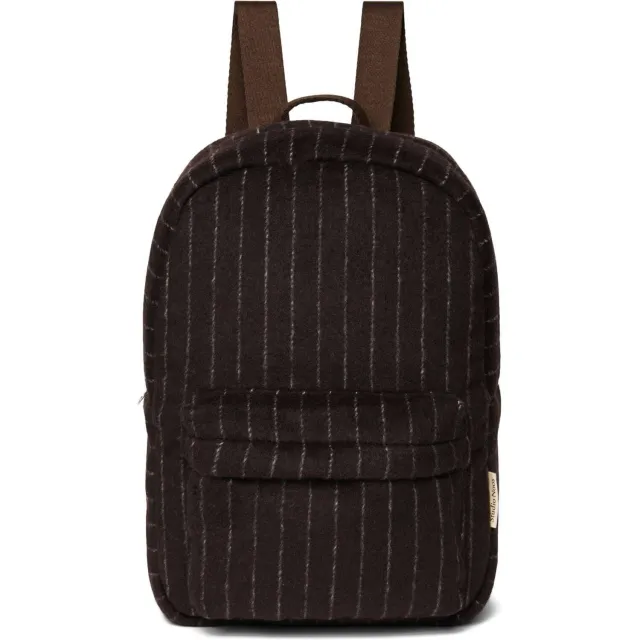 Studio Noos Rugtassen Flannel Chalkstripe Midi Backpack Bruin - One size, foto 2
