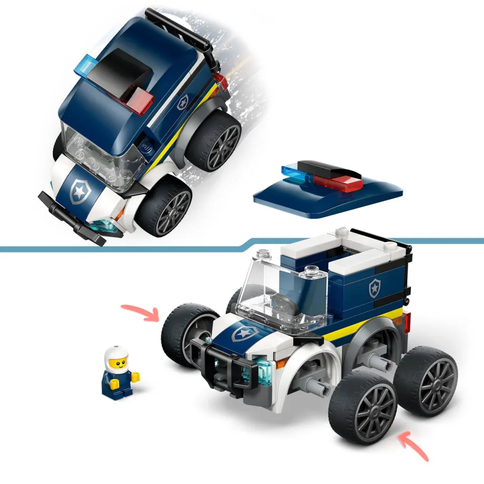 Lego City Voertuigen – Politiewagen 60481, foto 6