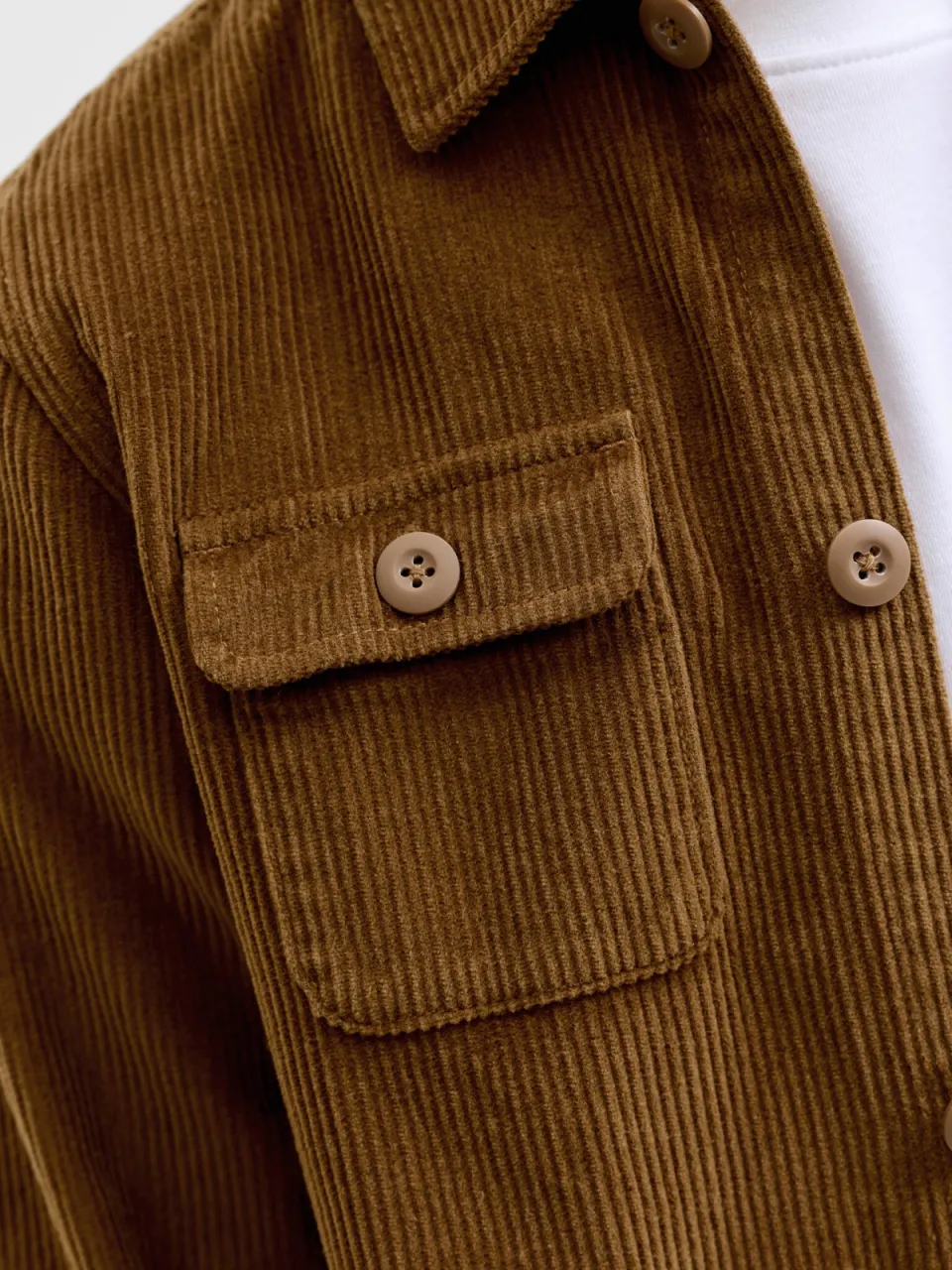 Jack & Jones JUNIOR corduroy overhemd - bruin, foto 6