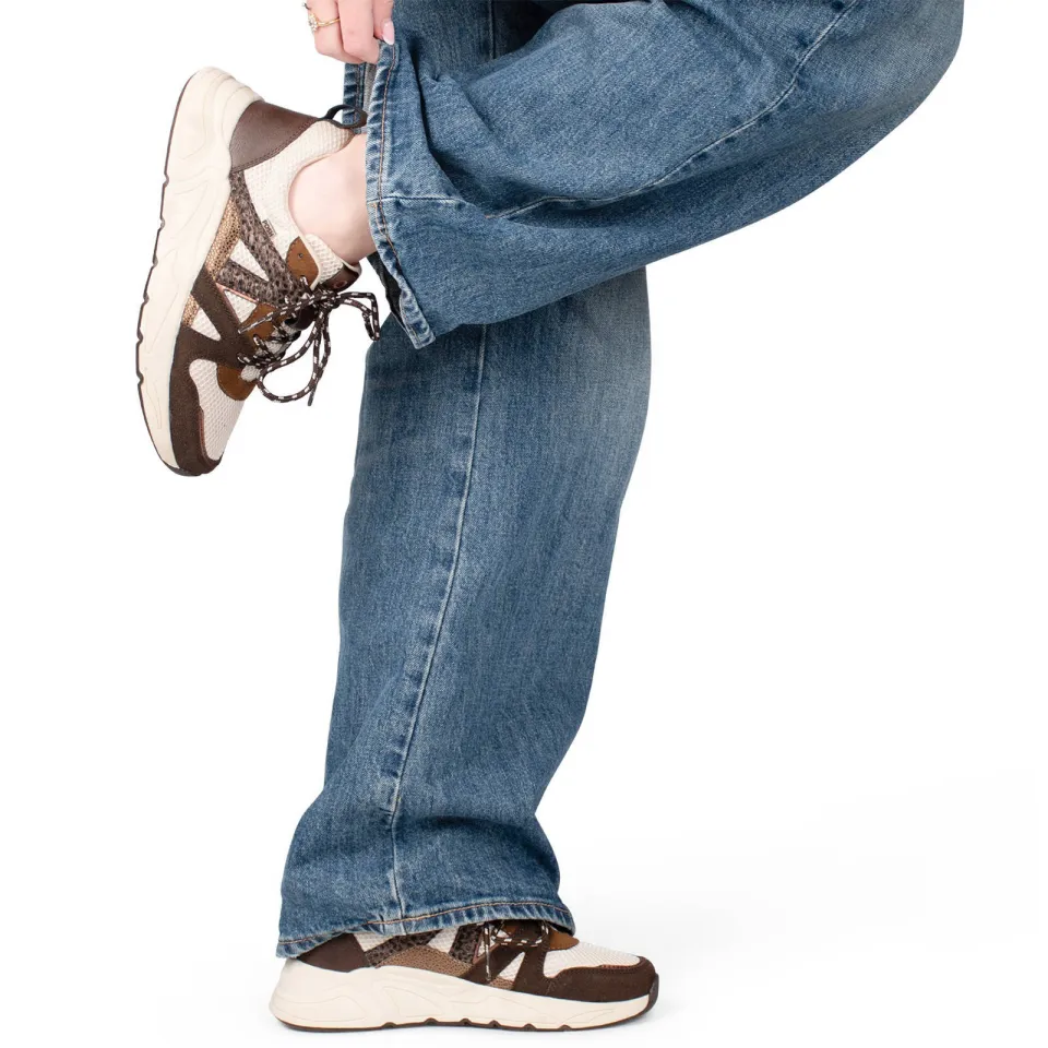 POSH by Poelman Poelman Carocel sneakers bruin, foto 6