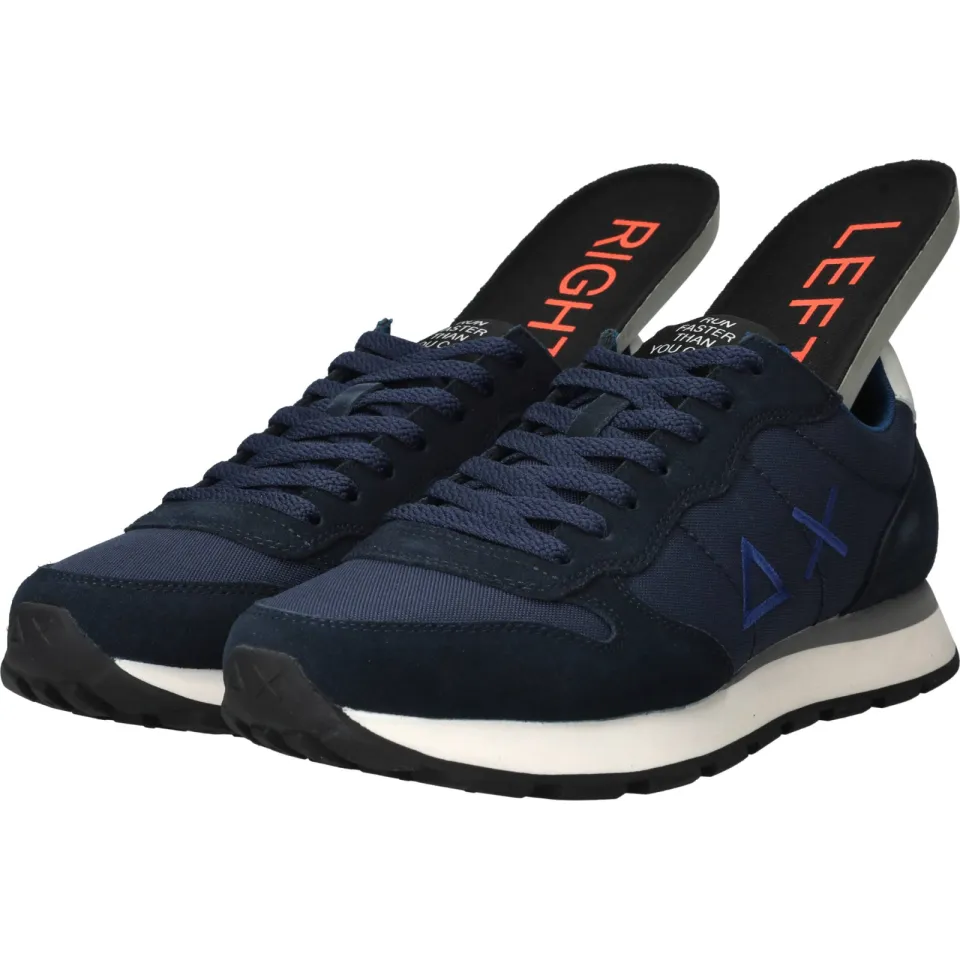 Sun68 Tom Solid lage sneaker blauw, foto 8
