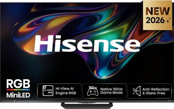 Hisense 75UR8S (2026) - 75 inch - RGB TV zwart, foto 2