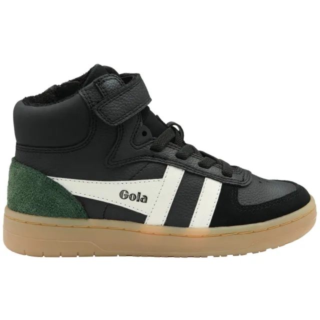 Gola Talon imitatieleren sneakers zwart