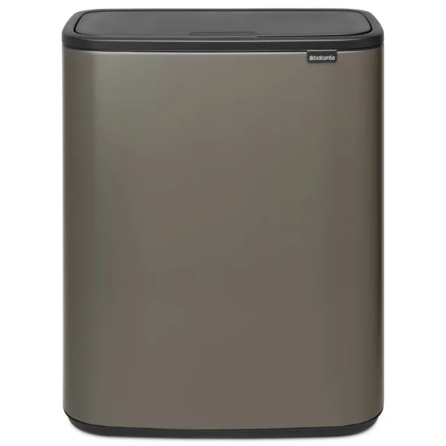 Brabantia Brabantia Bo Touch Bin, met 1 binnenemmer, 60 liter - Platinum