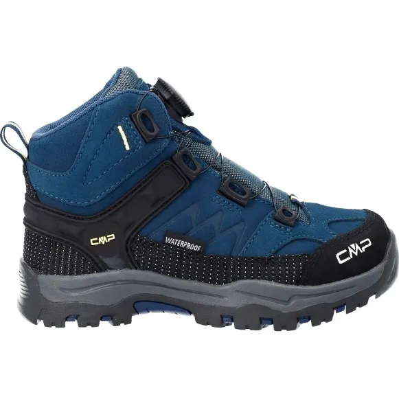 CMP Kid's Kiruna Mid Fitgo Trekking Shoes WP - Wandelschoenen, blauw