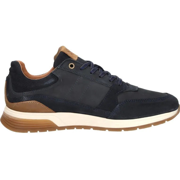 Sub55 Comfort Collection veterschoenen laag blauw