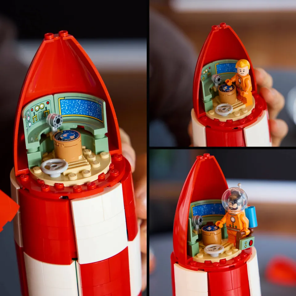 Lego IDEAS Kuifje maanraket 21367, foto 7