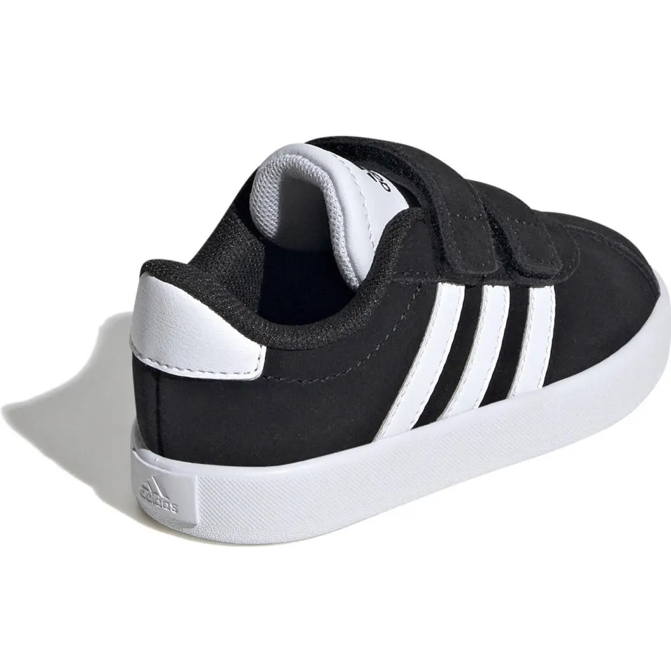 Adidas VL Court 3.0 sneakers met klittenband zwart wit, foto 5