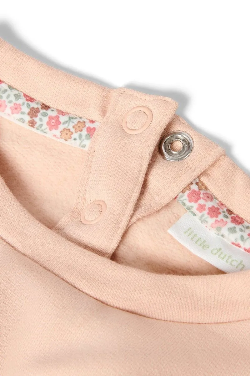 Little Dutch sweater met ruches en tekst - roze, foto 7