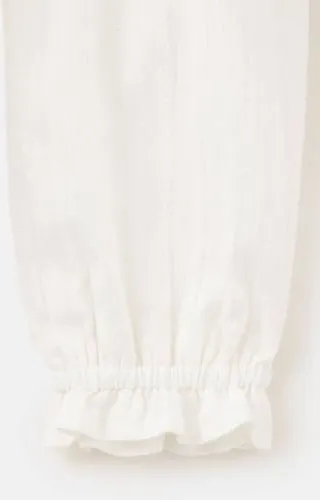 Mango Kids blousetop met borduursels naturel wit, foto 7