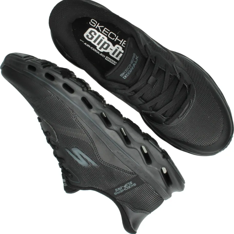Skechers Slip-ins Go Walk Glide lage sneakers zwart, foto 7
