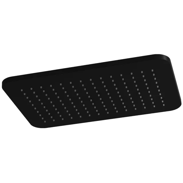 Hotbath Hoofddouche Hotbath Gal Rechthoek 27x40 cm Mat Zwart