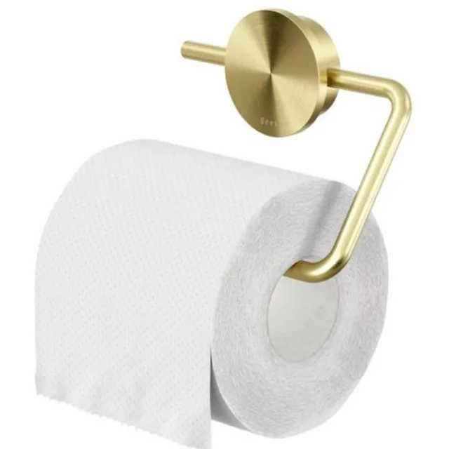 Geesa Opal toiletrolhouder zonder klep goud geborsteld