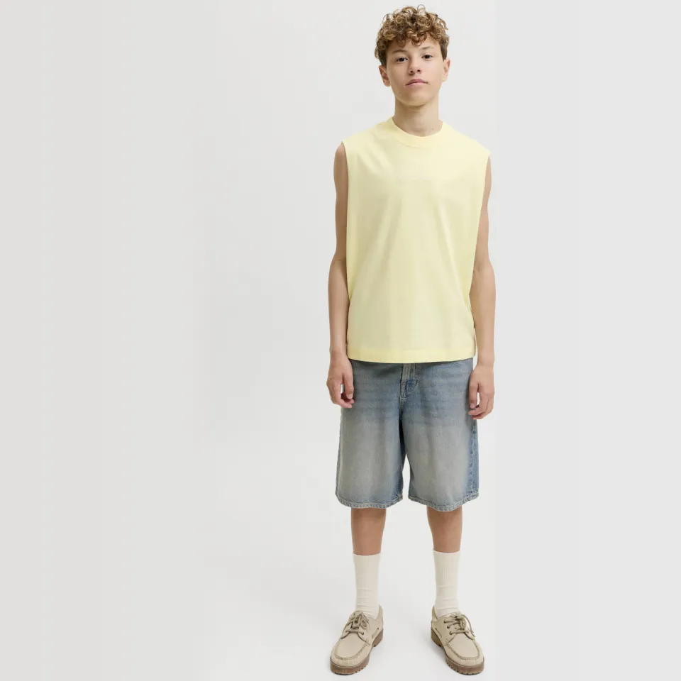 Jack & Jones tanktop lichtgeel