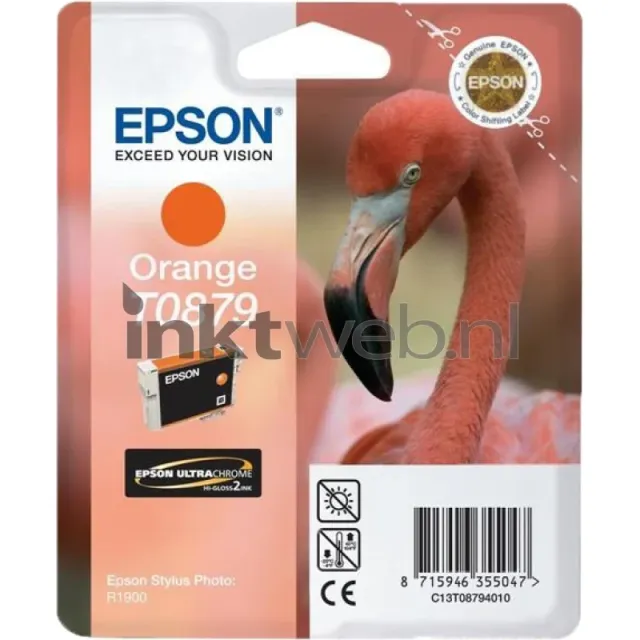 Epson T0879 oranje (Origineel)