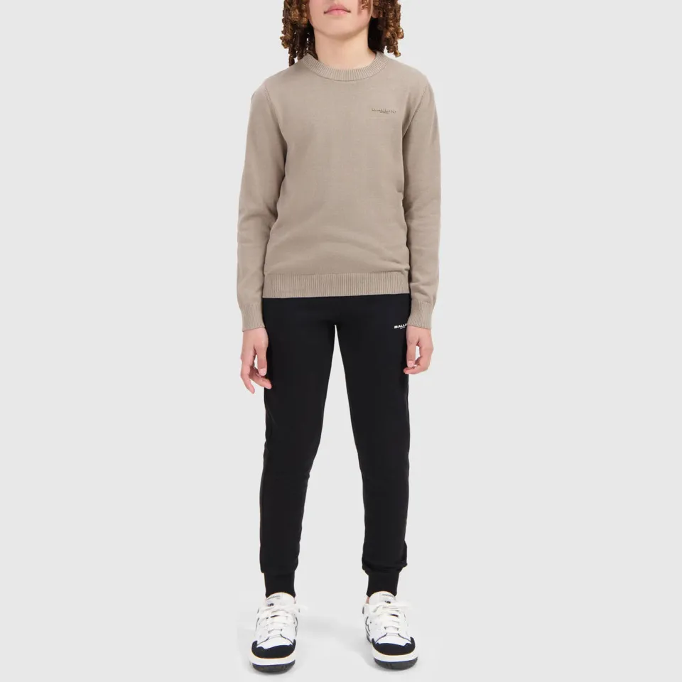 Ballin trui beige fijn gebreid
