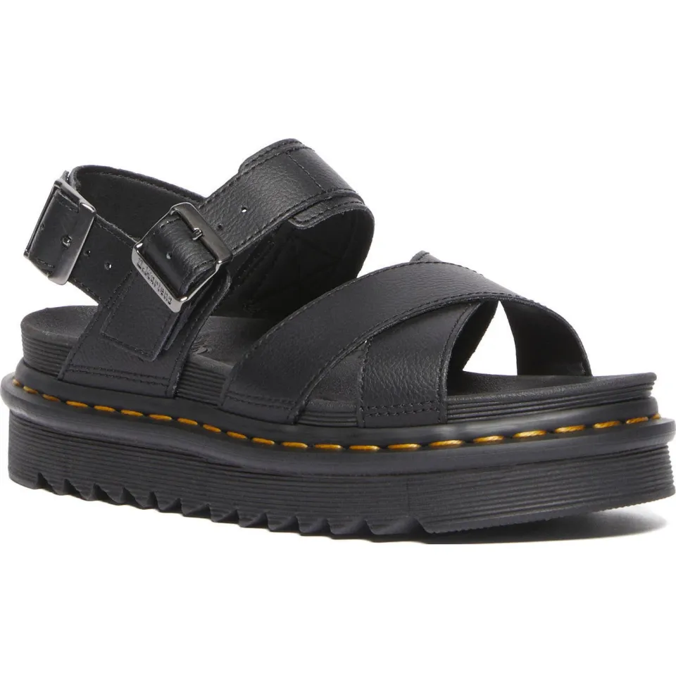 Dr. Martens Voss IIr.marten leren sandalen Black Athena, foto 4