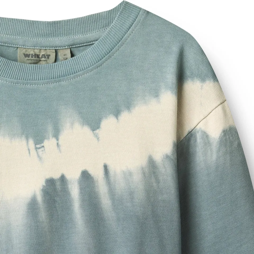 Wheat longsleeve blauw/beige, foto 5