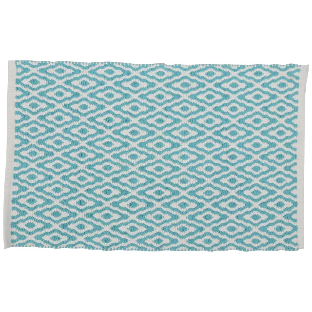 Differnz Brighton badmat 50x80 cm katoen blauw