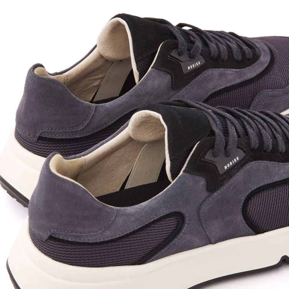 Nubikk Luca Noa leren sneakers donkerblauw, foto 5