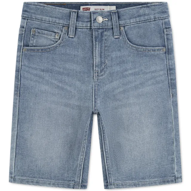 Levi's denimshort lichtblauw, foto 2