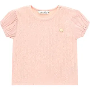 Le Chic t-shirt lichtroze Zachtroze