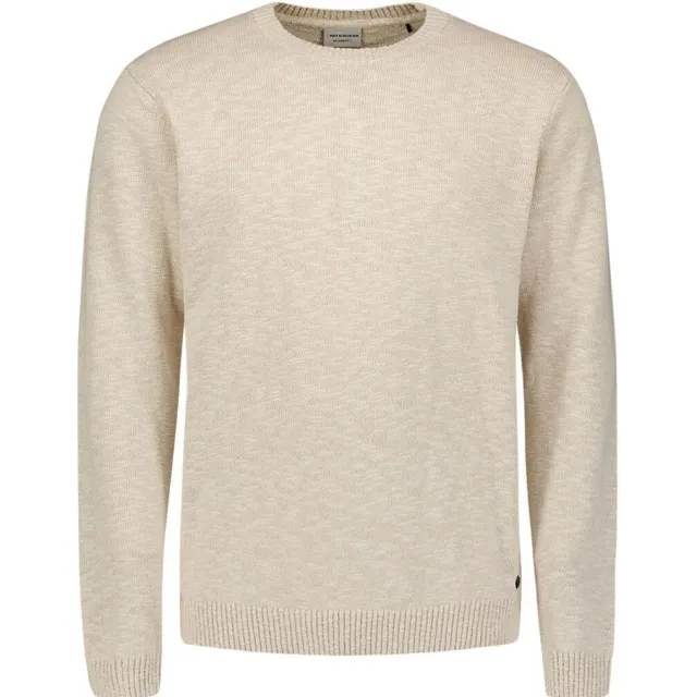 No Excess Trui No Excess Trui Slub Beige Woestijn