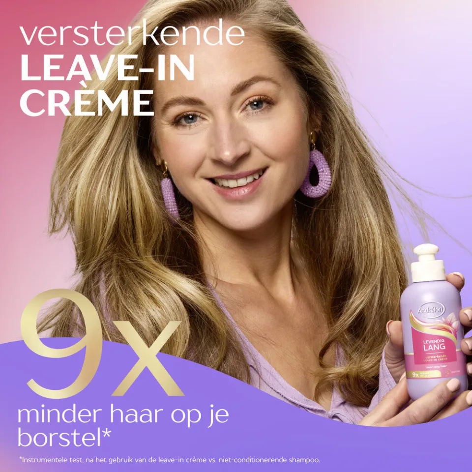 2+3 gratis: Andrélon Leave-In Creme Levendig Lang 200 ml, foto 3