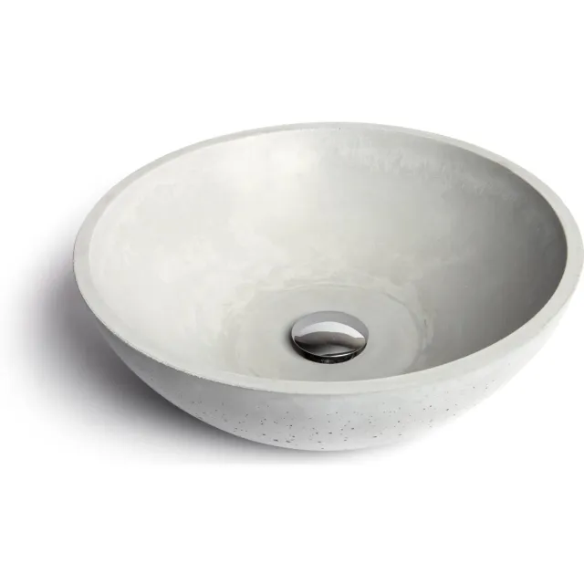 Urbi et Orbi Opzet Wastafel Urbi et Orbi Circum Beton 40x15 cm Antraciet