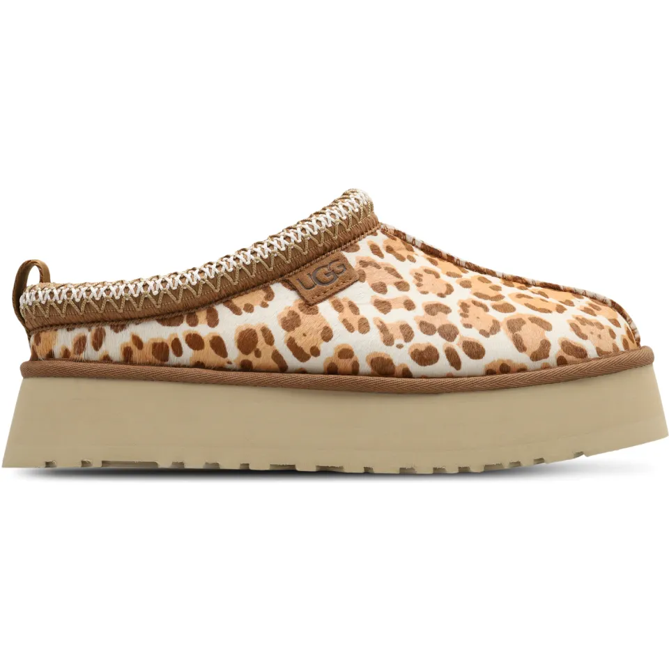Ugg ® Tazz Plains in Felicity Leopard Jasmine, Cow Hair Beige