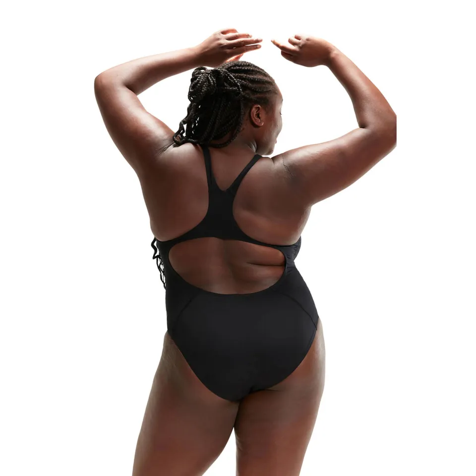 Speedo Endurance+ Medalist plussize badpak zwart, foto 7