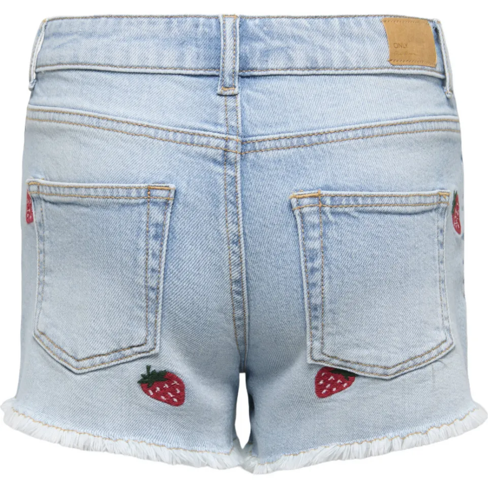 Only jeansshort lichtblauw light blue denim, foto 2