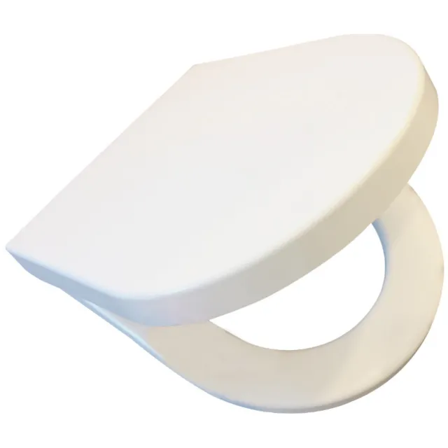 Best Design Rapid toiletzitting soft-closing glans wit
