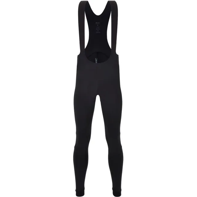 Santini Windproof Rainproof Bib Tights fietsbroek met bretels zwart