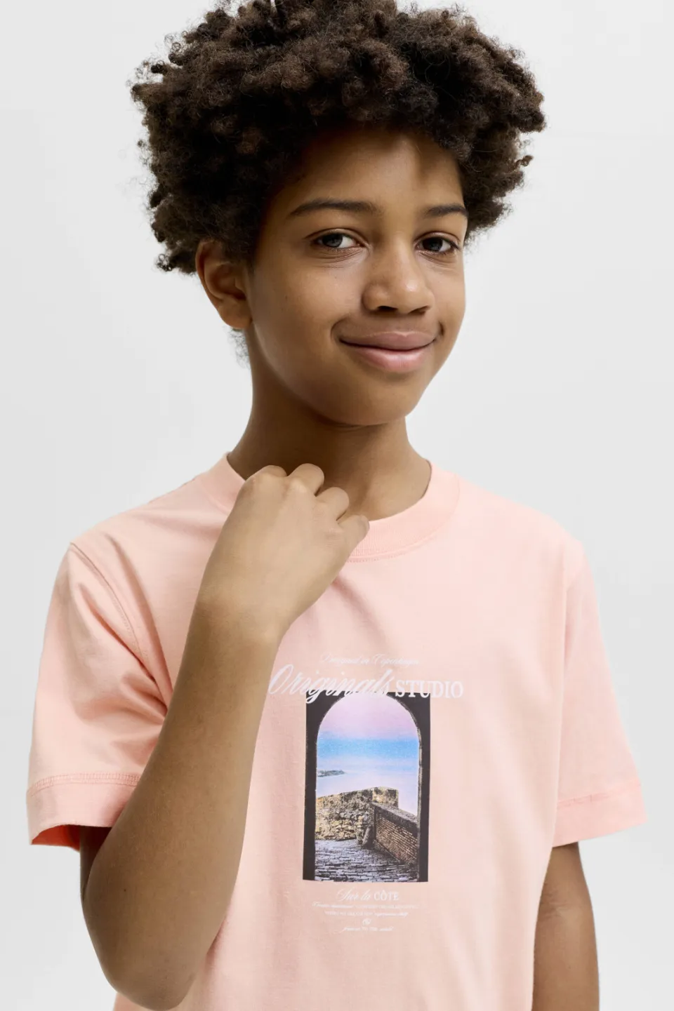 Jack & Jones Junior T-shirt oranje, foto 4