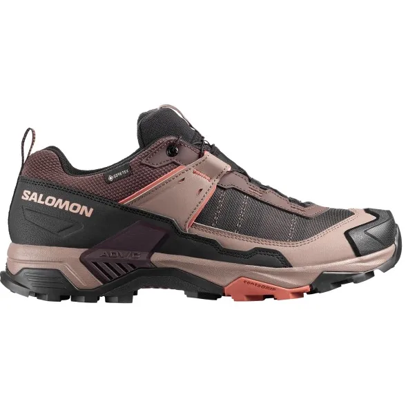 Salomon X Ultra 5 GORE-TEX wandelschoen bruin