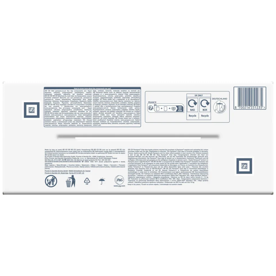 Pampers Harmonie Maat 3 maandbox - 186 luiers, 6kg-10kg, foto 6