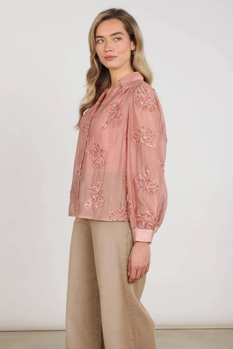 NUKUS Antonella blouse roze, foto 6
