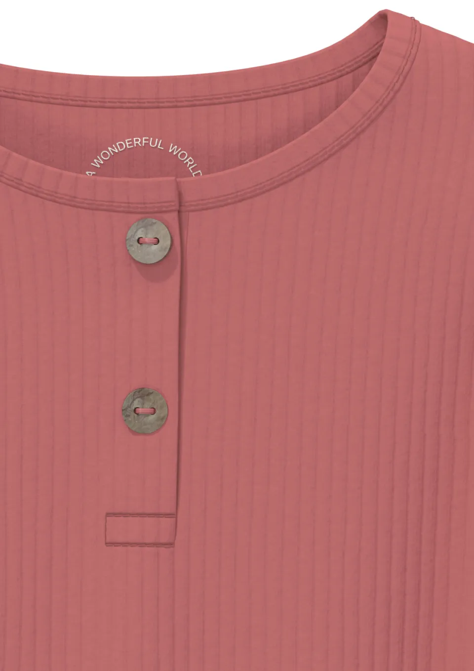 s.Oliver longsleeve met knoopjes roze, foto 3