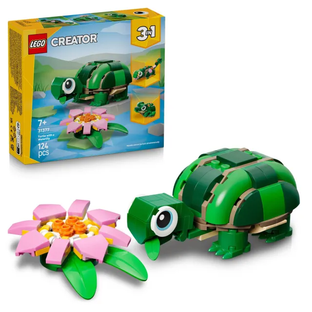 Lego Creator Schildpad met waterlelie 31377, foto 2