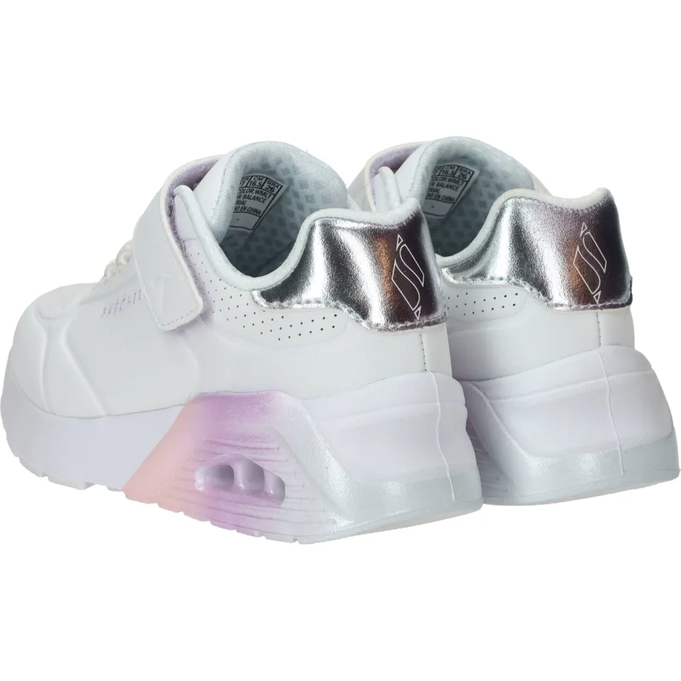 Skechers Uno Lite 2.0 Vivid Metallic sneaker wit, foto 3